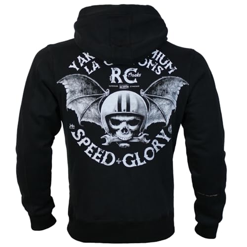 Yakuza Premium Herren Sweatjacke 3625 B schwarz Zipper von Yakuza Premium