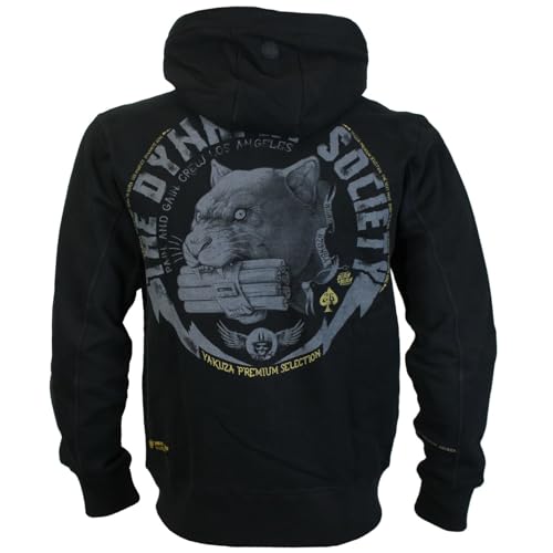 Yakuza Premium Herren Sweatjacke 3825 B schwarz Zipper von Yakuza Premium