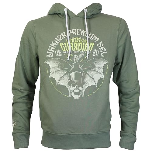 Yakuza Premium Herren Sweatshirt 3524 Olive Hoodie XXL von Yakuza Premium