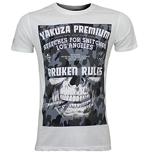 Yakuza Premium Herren T-Shirt 3105 Natur weiß L von Yakuza Premium