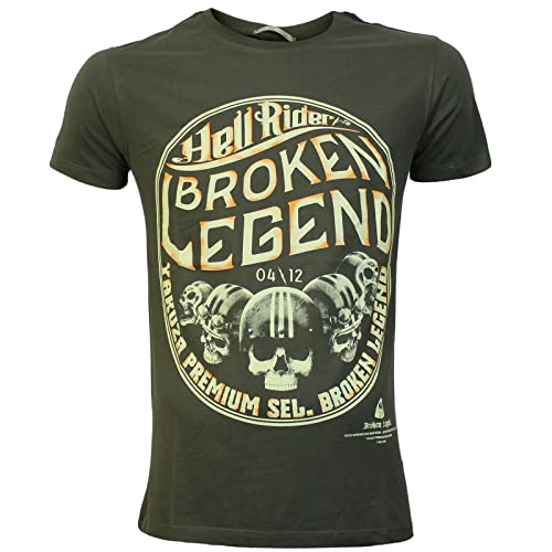 Yakuza Premium Herren T-Shirt 3403 Olive XL von Yakuza Premium