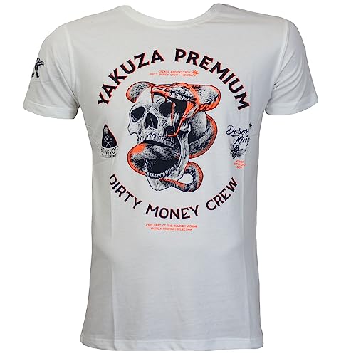 Yakuza Premium Herren T-Shirt 3501 Natur weiß L von Yakuza Premium