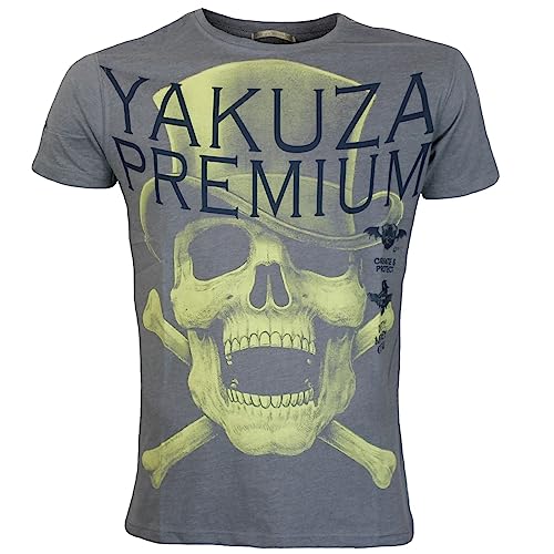 Yakuza Premium Herren T-Shirt 3519 grau L von Yakuza Premium