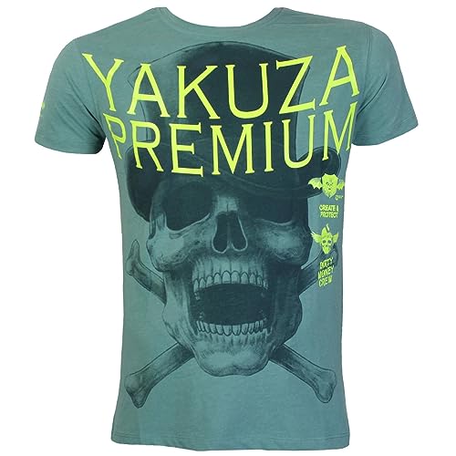 Yakuza Premium Herren T-Shirt 3519 türkis von Yakuza Premium
