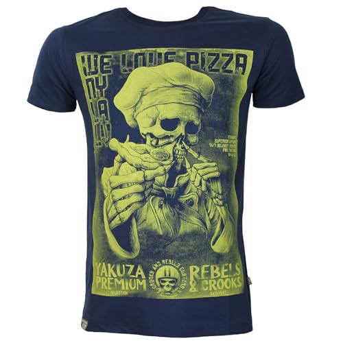 Yakuza Premium Herren T-Shirt 3601 dunkelblau XXL von Yakuza Premium