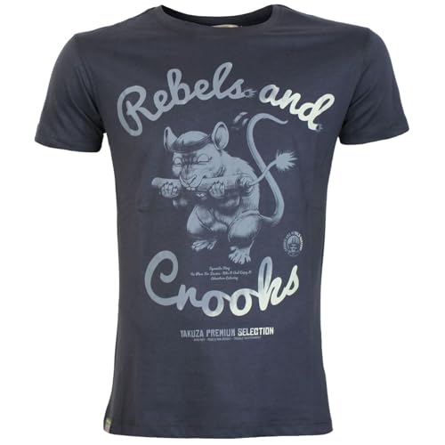 Yakuza Premium Herren T-Shirt 3602 dunkelgrau XXL von Yakuza Premium