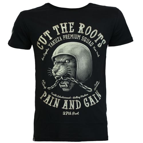 Yakuza Premium Herren T-Shirt 3901 schwarz von Yakuza Premium