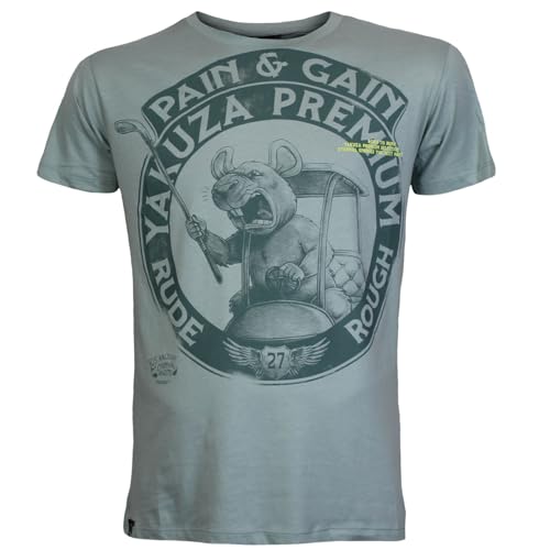 Yakuza Premium Herren T-Shirt 3907 blaugrau von Yakuza Premium