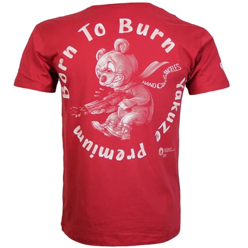 Yakuza Premium Herren T-Shirt 3908 rot von Yakuza Premium