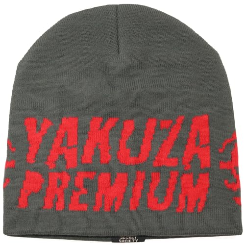 Yakuza Premium Strickmütze 3780 Stone dunkelgrau OneSize von Yakuza Premium