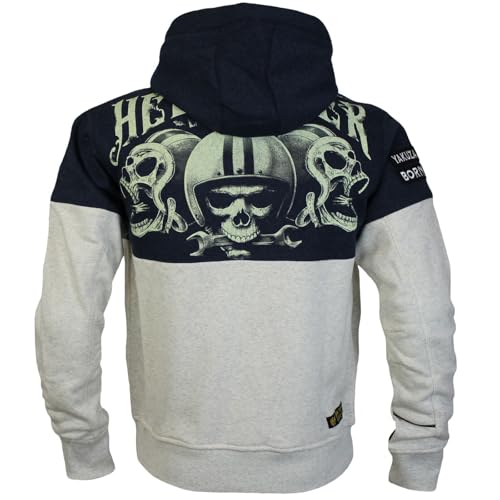 Yakuza Premium Sweatshirt 3823-A dunkelblau grau von Yakuza Premium