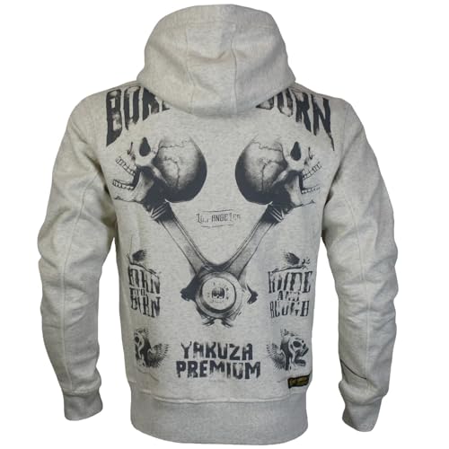 Yakuza Premium Sweatshirt 3823-C hellgrau von Yakuza Premium