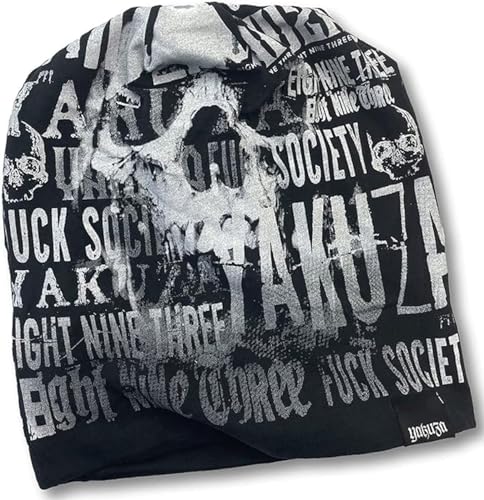 Yakuza Beanie DARK SKULL 19301 schwarz von Yakuza