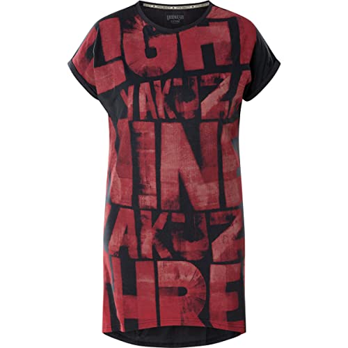 Yakuza Damen Branded Urban T-Shirt Kleid, Parisian Night, S von Yakuza
