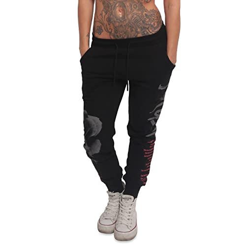 Yakuza Damen Commandments Urban Jogginghose, Schwarz, L von Yakuza