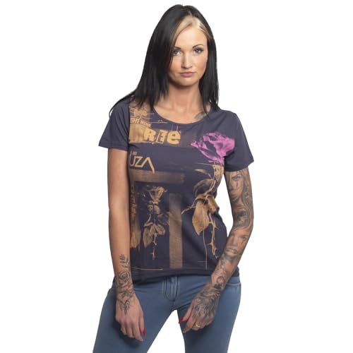 Yakuza Damen Diffuse Long Tail T-Shirt, Parisian Night, L von Yakuza