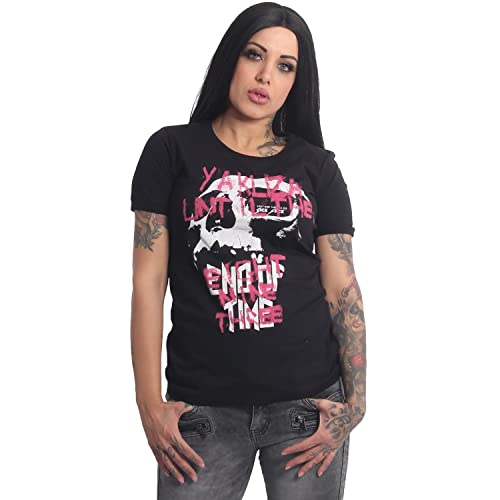 Yakuza Damen End of Time Crew Neck T-Shirt, Schwarz, L von Yakuza