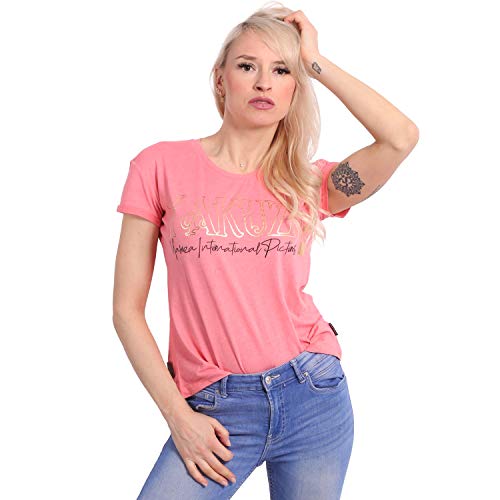 Yakuza Damen Glory Box Fit T-Shirt, Tea Rose Melange, XL von Yakuza