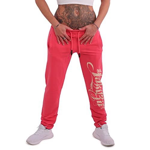 Yakuza Damen Logo Jogginghose, Geranium, XXL von Yakuza