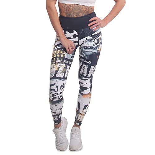 Yakuza Damen Shot Slide Leggings, Schwarz, L von Yakuza