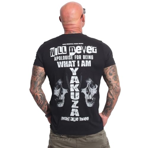Yakuza Herren Apologise T-Shirt, Schwarz, XXL von Yakuza