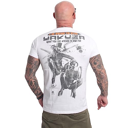 Yakuza Herren Ask for T-Shirt, Weiß, 3XL von Yakuza