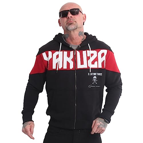 Yakuza Herren Block Kapuzenjacke, Schwarz, 3XL von Yakuza