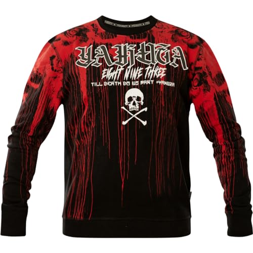 Yakuza Herren Blood Pullover, Schwarz, 3XL von Yakuza