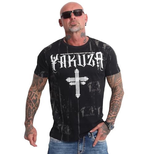 Yakuza Herren Blow Regular T-Shirt, Schwarz, M von Yakuza