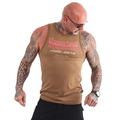 Yakuza Herren Bulletproof Tanktop, Otter, 5XL von Yakuza