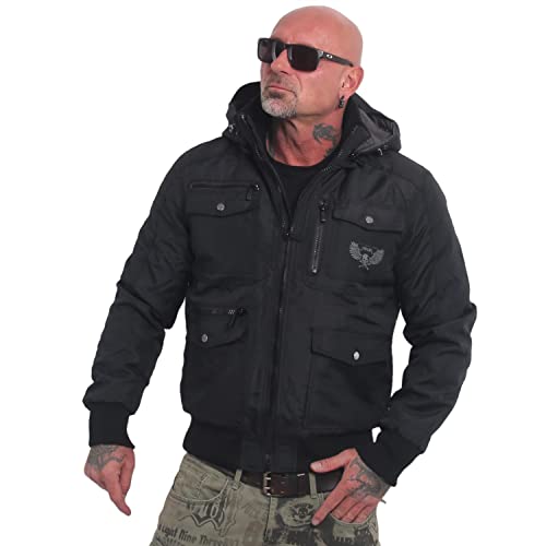 Yakuza Herren Bulletproof Troop Winterjacke, Schwarz, 3XL von Yakuza