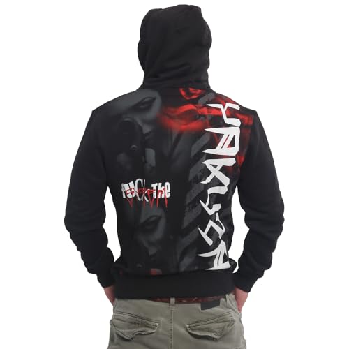 Yakuza Herren Burning Kapuzenpullover, Schwarz, XXL von Yakuza