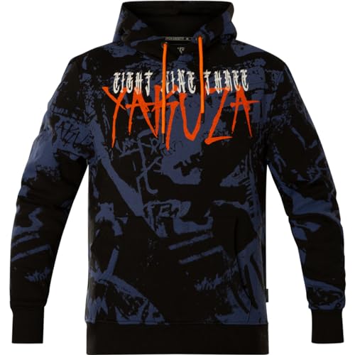 Yakuza Herren Circus Kapuzenpullover, Schwarz, 4XL von Yakuza