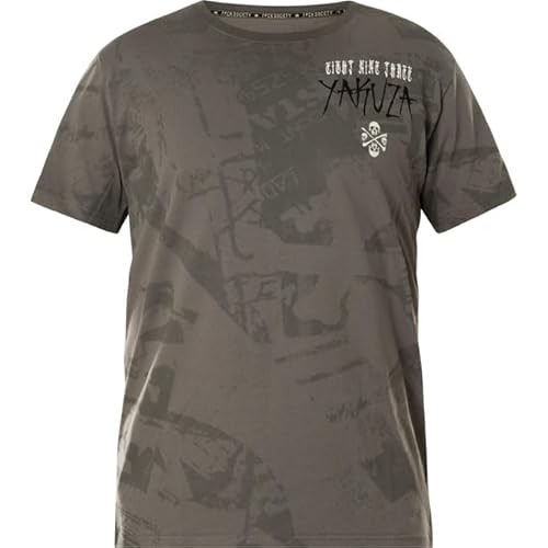 Yakuza Herren Circus T-Shirt, Steel Gray, 3XL von Yakuza