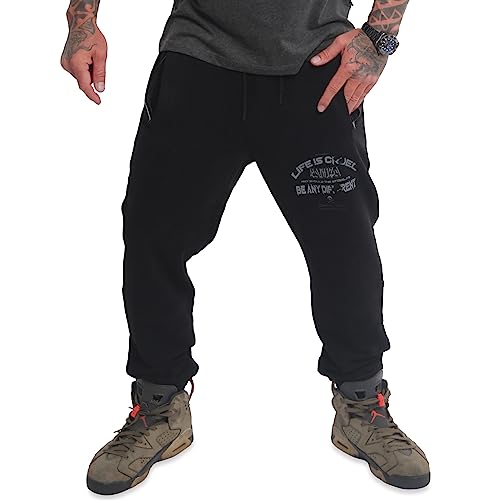 Yakuza Herren Cruel Casual Jogginghose, Schwarz, 3XL von Yakuza