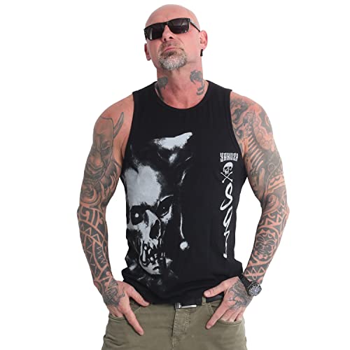 Yakuza Herren Dead Clown Slim Tanktop, Schwarz, S von Yakuza