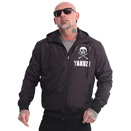 Yakuza Herren Diaries Windbreaker, Schwarz, 4XL von Yakuza