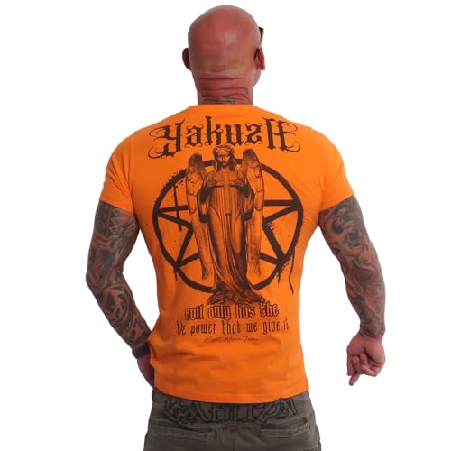 Yakuza Herren Evil Only T-Shirt, Orange Popsicle, M von Yakuza