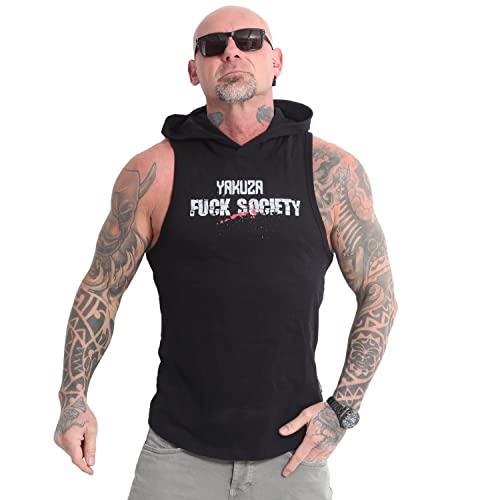 Yakuza Herren FS Hooded Tanktop, Schwarz, 3XL von Yakuza