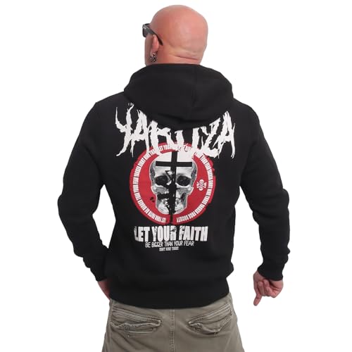 Yakuza Herren Faith Kapuzenpullover, Schwarz, XL von Yakuza