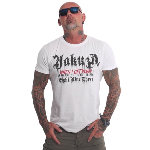 Yakuza Herren Get Down T-Shirt, Weiß, L von Yakuza