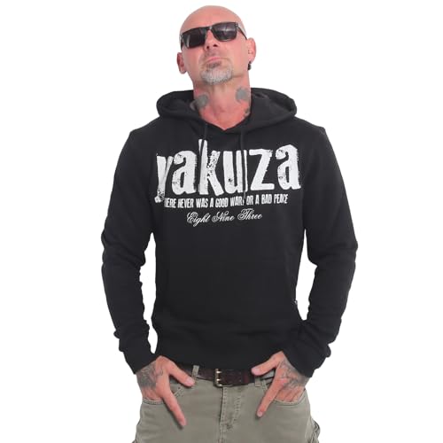 Yakuza Herren Good War Kapuzenpullover, Schwarz, 6XL von Yakuza