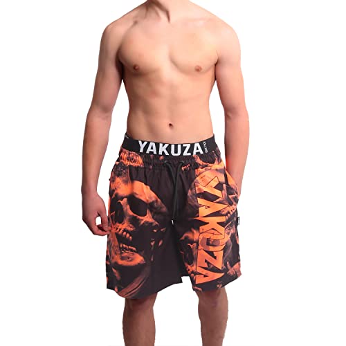 Yakuza Herren Graveyard Badeshorts, Schwarz, 3XL von Yakuza