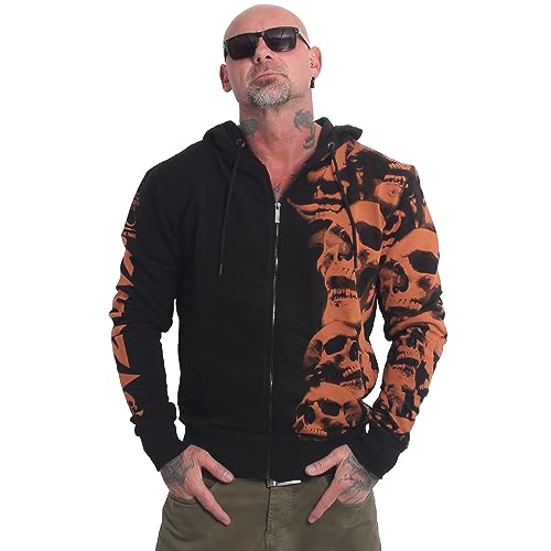 Yakuza Herren Graveyard Kapuzenjacke, Schwarz, XXL von Yakuza