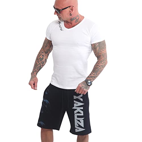 Yakuza Herren Graveyard Sweat Shorts, Schwarz, XXL von Yakuza