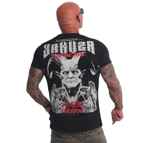 Yakuza Herren Hate T-Shirt, Schwarz, XXL Yakuza Herren Hate T-Shirt, Schwarz, XXL von Yakuza
