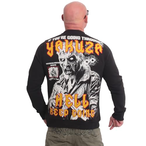Yakuza Herren Hell Pullover, Schwarz, XXL Yakuza Herren Hell Pullover, Schwarz, XXL von Yakuza