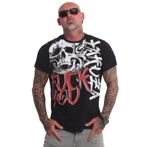 Yakuza Herren Horned FU Regular T-Shirt, Schwarz, L Yakuza Herren Horned FU Regular T-Shirt, Schwarz, L von Yakuza