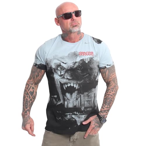 Yakuza Herren Horror Allover T-Shirt, Sterling Blue, XXL von Yakuza