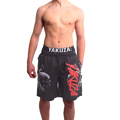 Yakuza Herren Legion Badeshorts, Schwarz, S von Yakuza